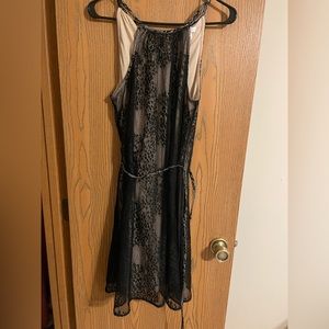 New York & Company Black floral lace dress. Size M